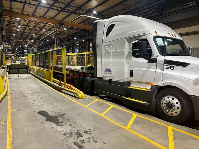 Manufacturing floor with precision equipment